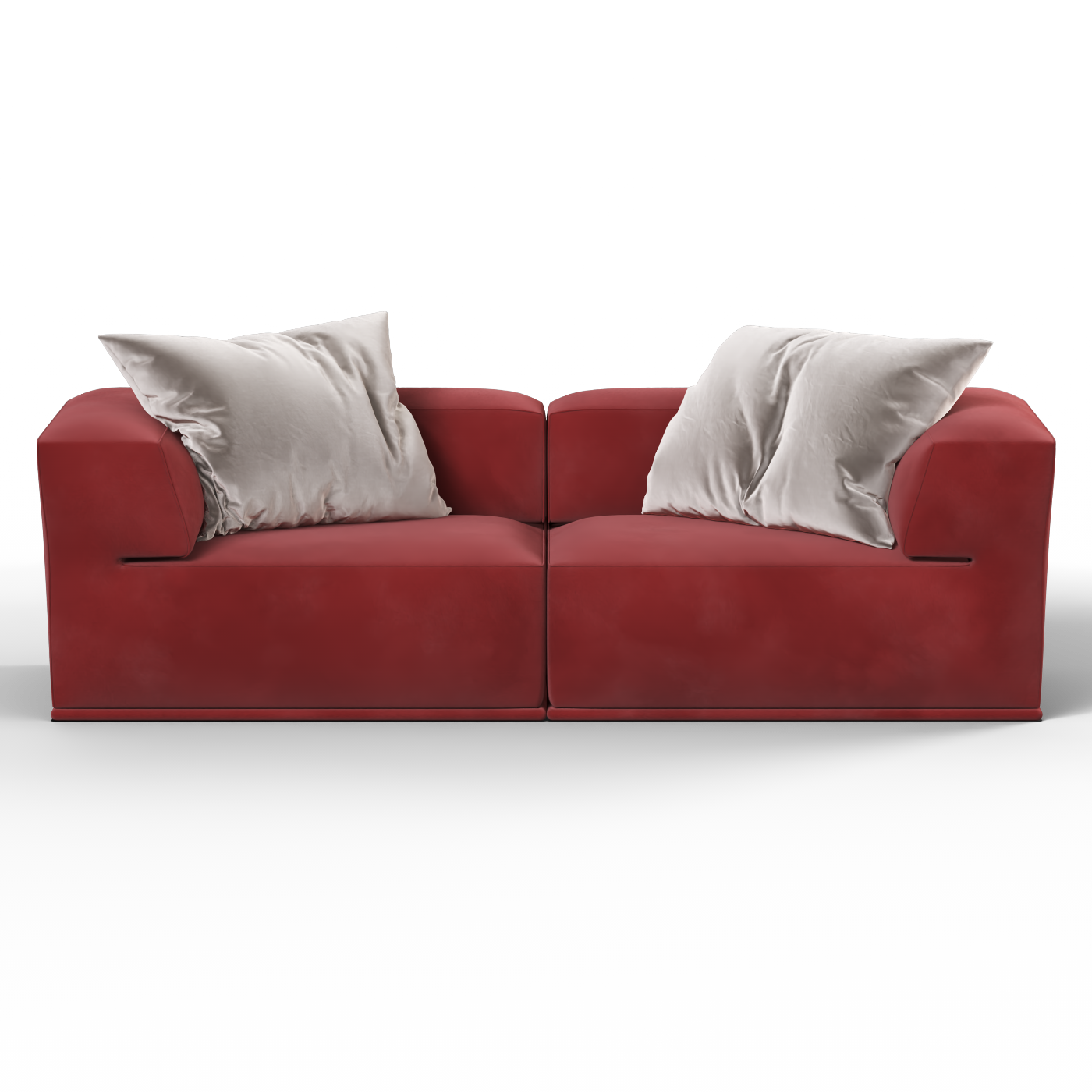 Savile Sofa — Compact Form with Wide Straight Armrests