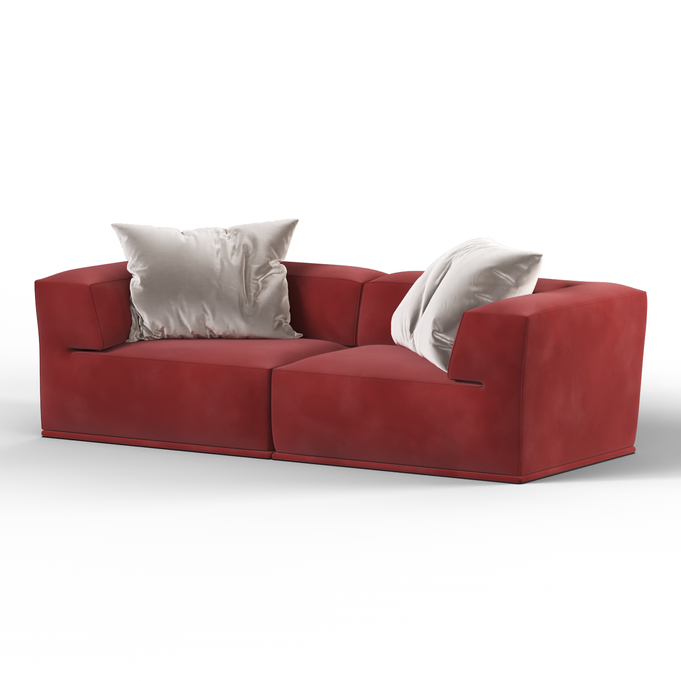 Savile Sofa — Compact Form with Wide Straight Armrests