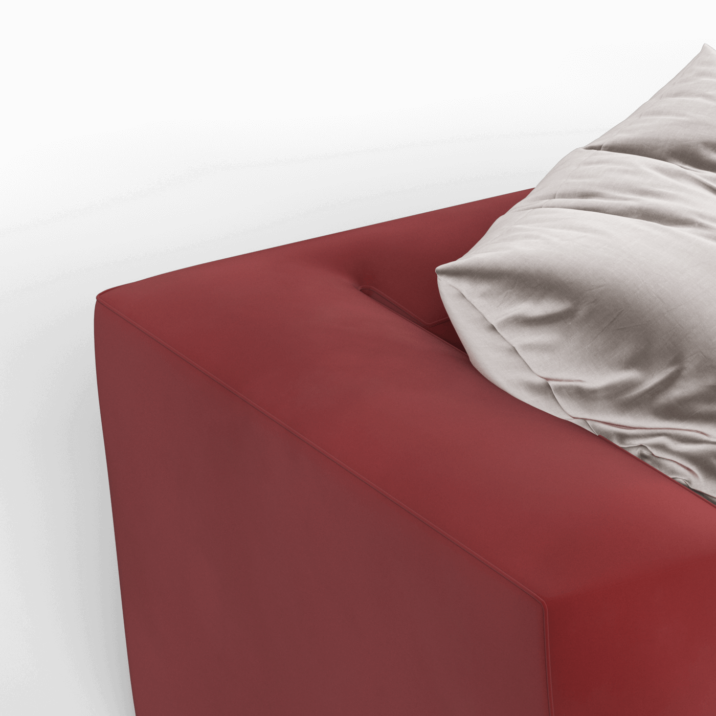 Savile Sofa — Compact Form with Wide Straight Armrests