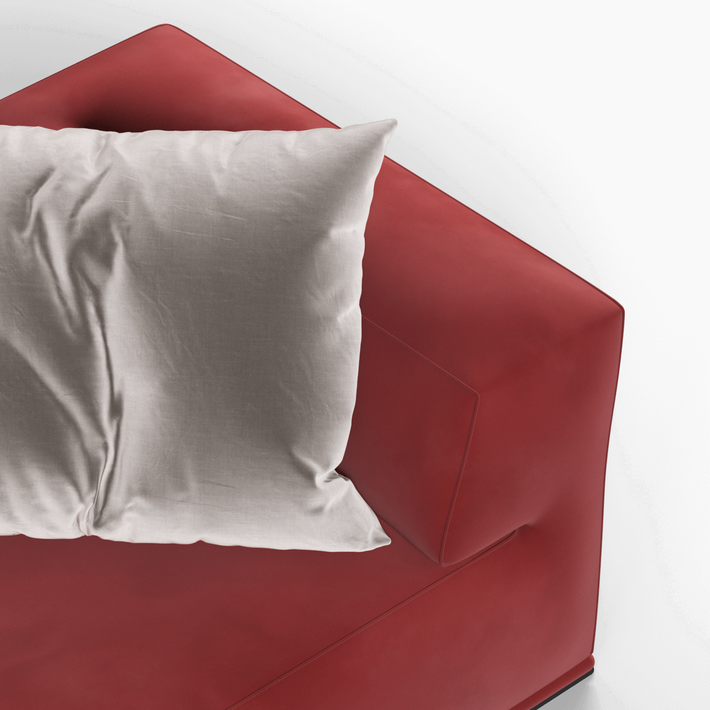 Savile Sofa — Compact Form with Wide Straight Armrests