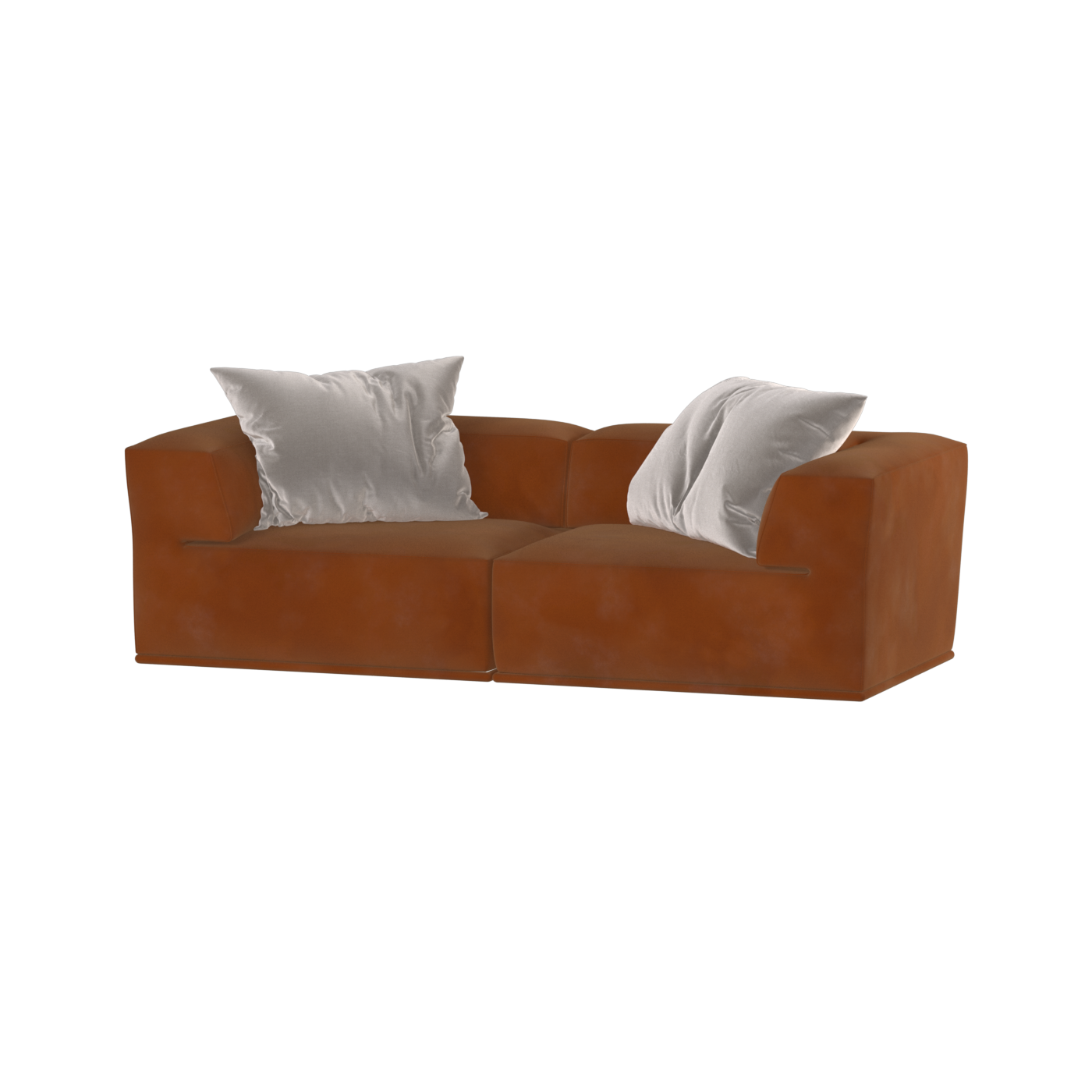Savile Sofa — Compact Form with Wide Straight Armrests