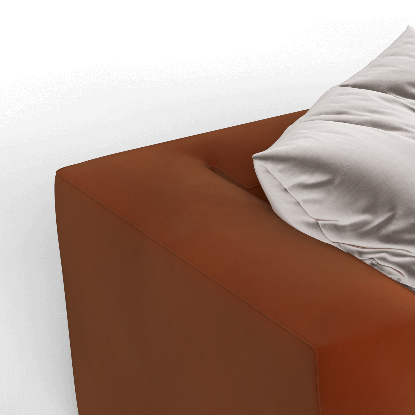 Savile Sofa — Compact Form with Wide Straight Armrests