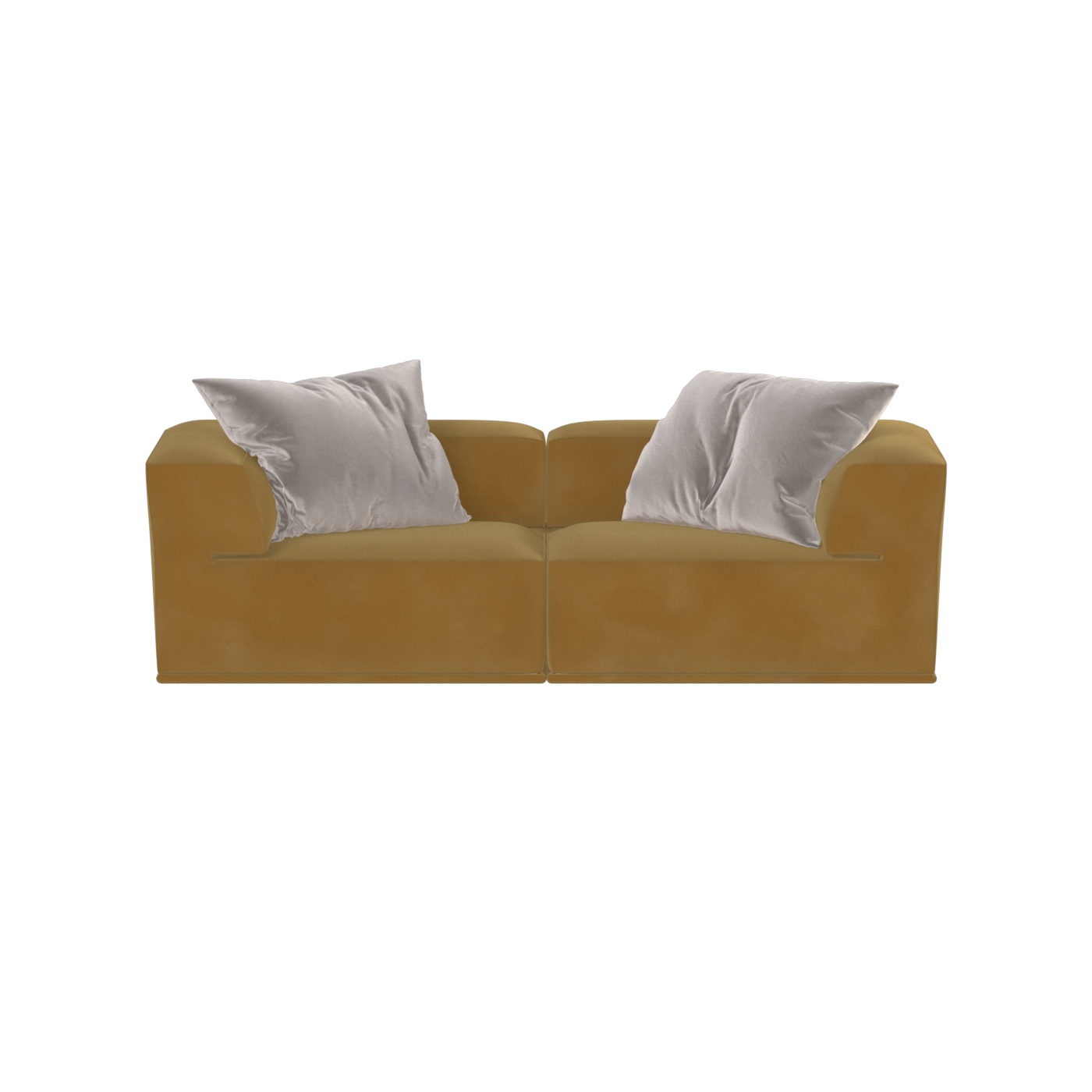 Savile Sofa — Compact Form with Wide Straight Armrests