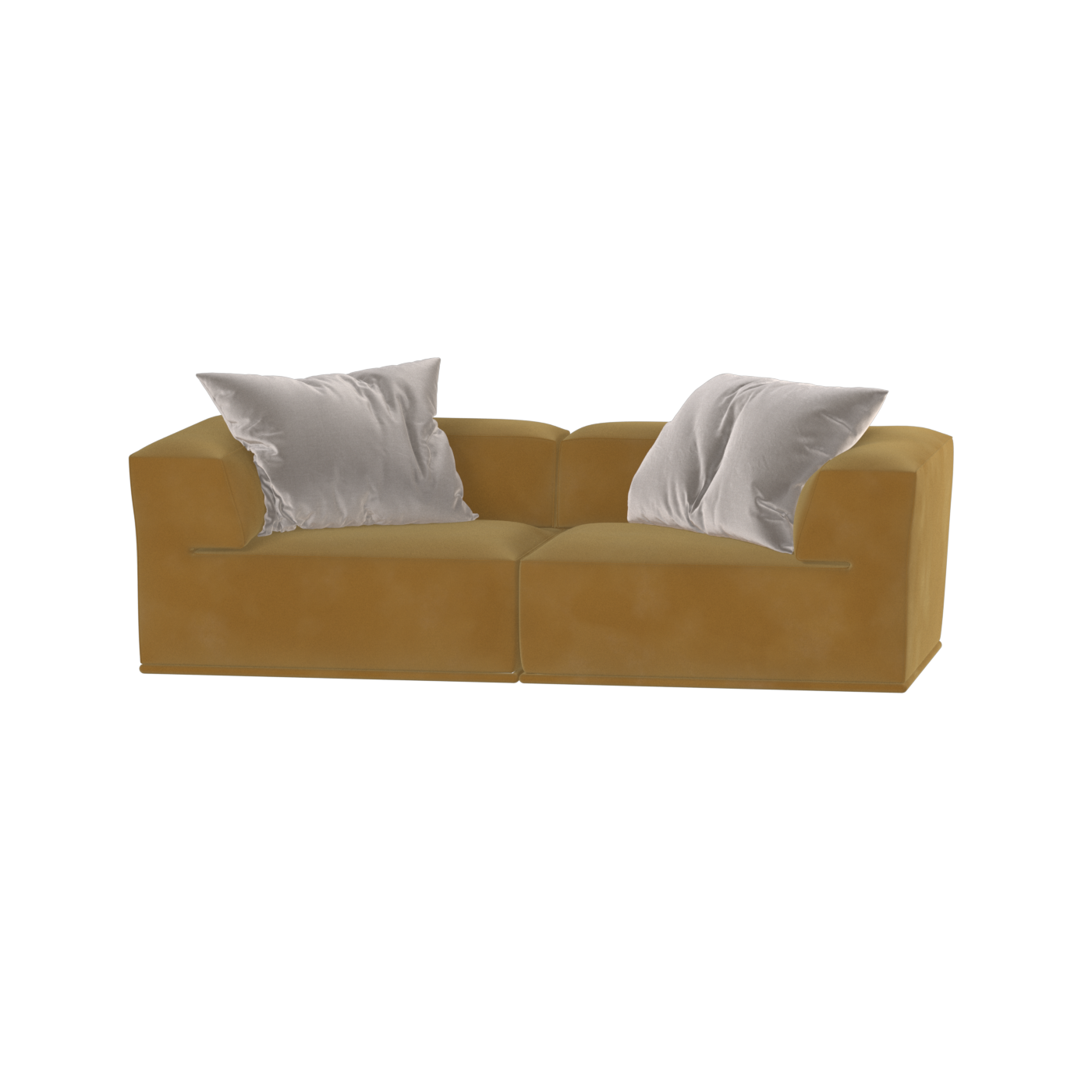 Savile Sofa — Compact Form with Wide Straight Armrests