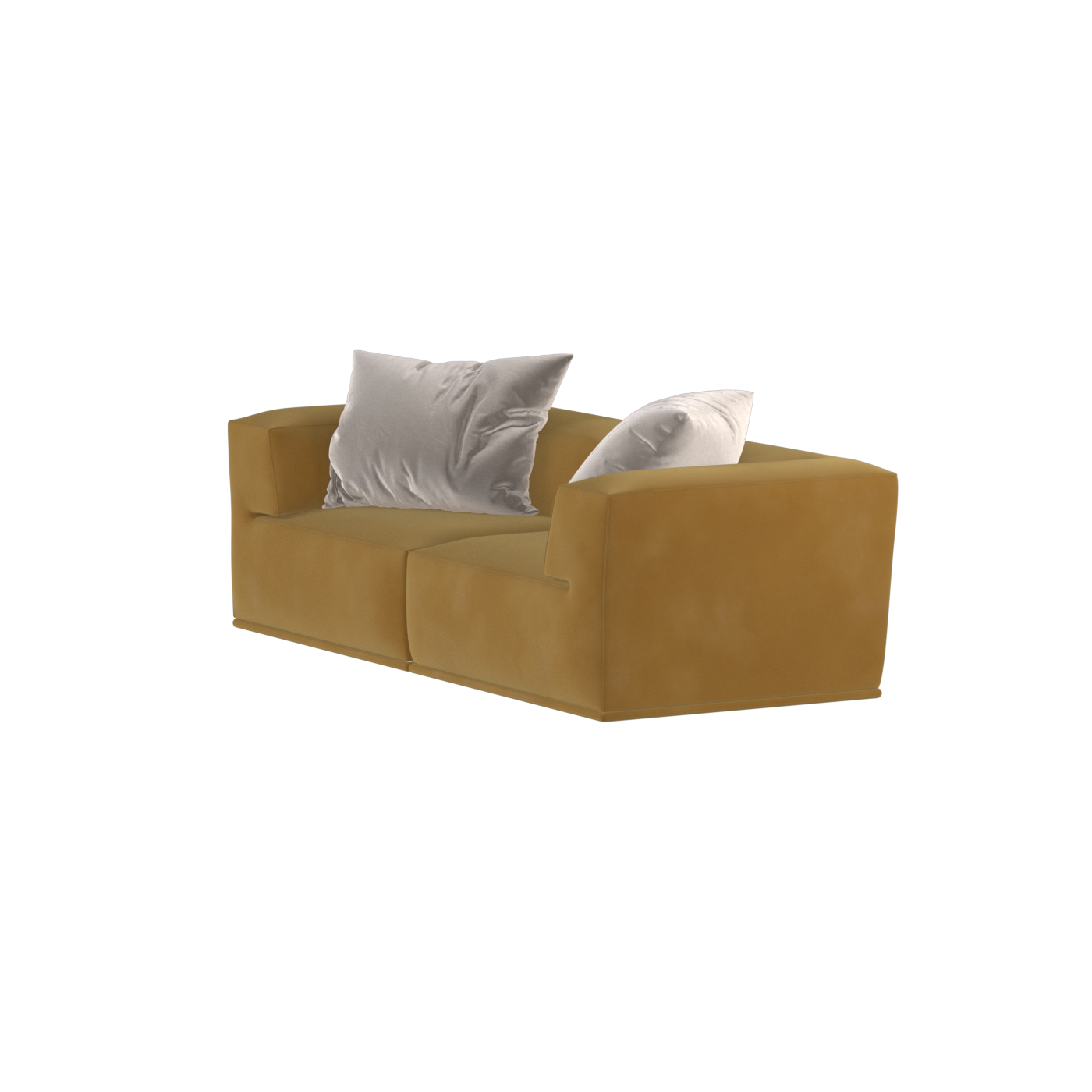 Savile Sofa — Compact Form with Wide Straight Armrests