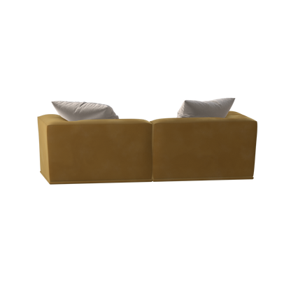 Savile Sofa — Compact Form with Wide Straight Armrests