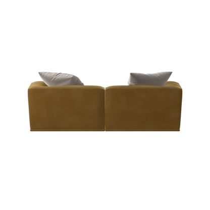 Savile Sofa — Compact Form with Wide Straight Armrests