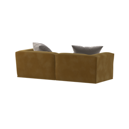 Savile Sofa — Compact Form with Wide Straight Armrests