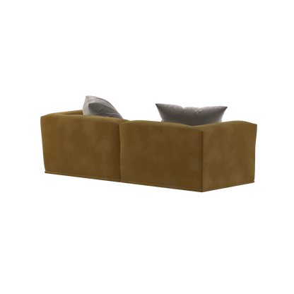 Savile Sofa — Compact Form with Wide Straight Armrests
