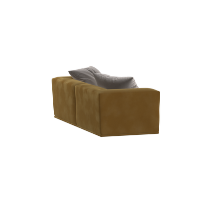 Savile Sofa — Compact Form with Wide Straight Armrests