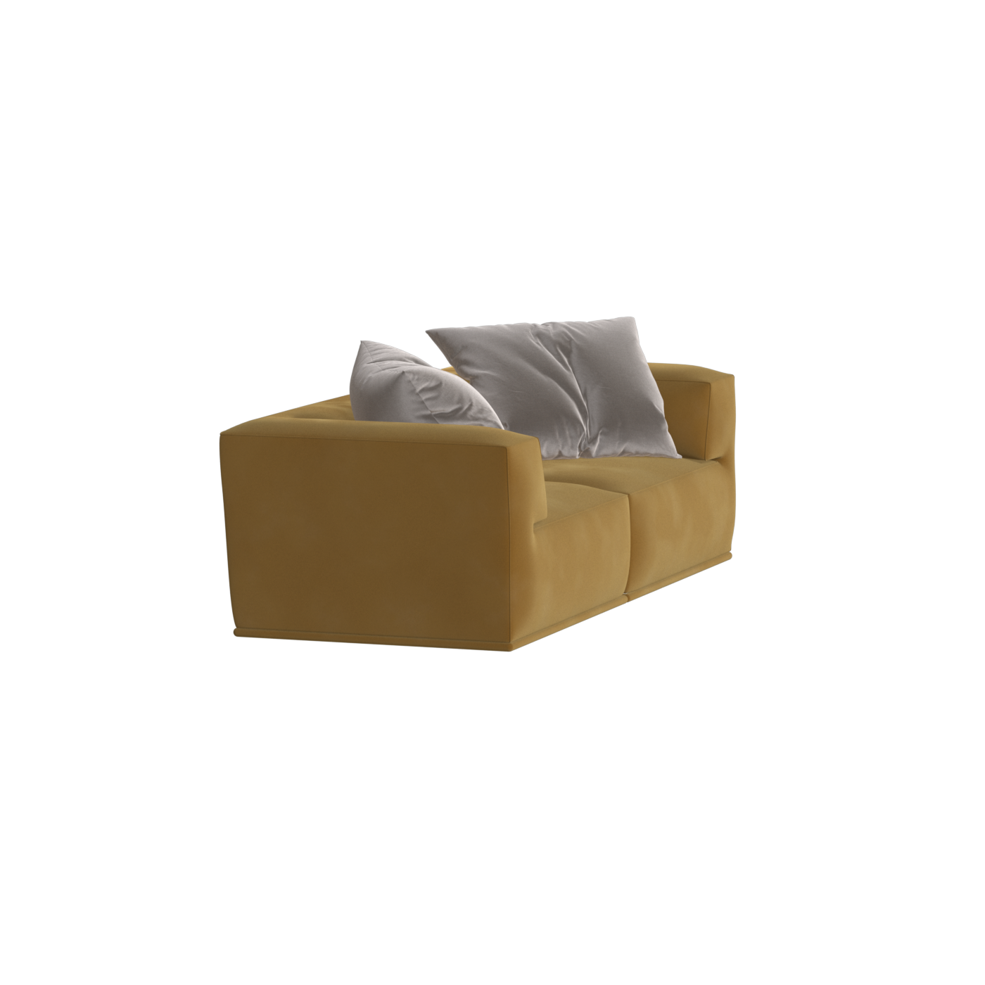 Savile Sofa — Compact Form with Wide Straight Armrests