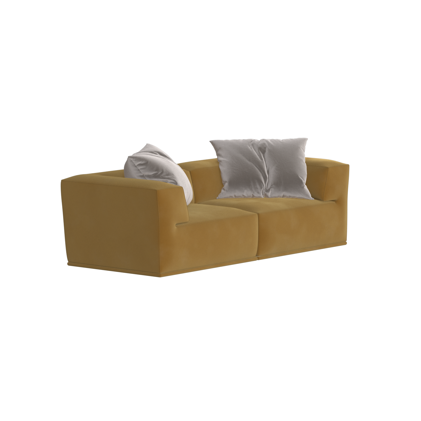 Savile Sofa — Compact Form with Wide Straight Armrests