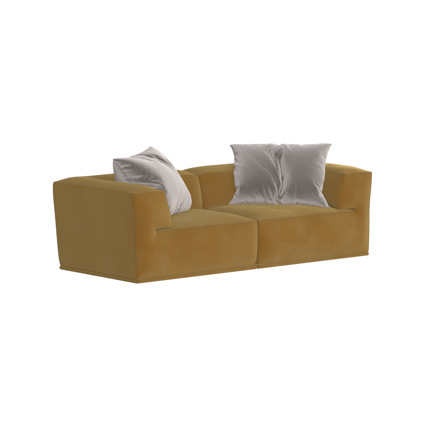 Savile Sofa — Compact Form with Wide Straight Armrests