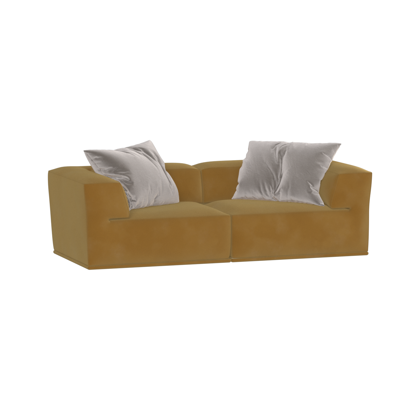 Savile Sofa — Compact Form with Wide Straight Armrests