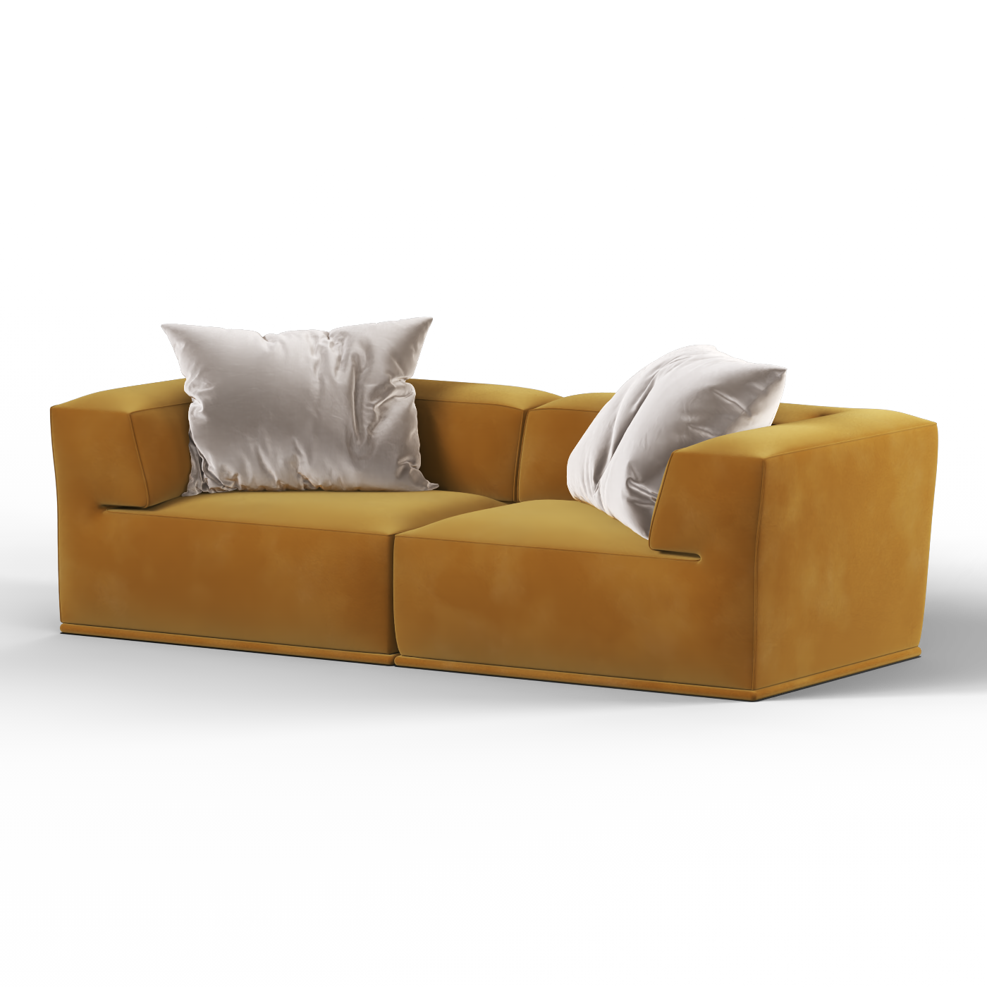 Savile Sofa — Compact Form with Wide Straight Armrests