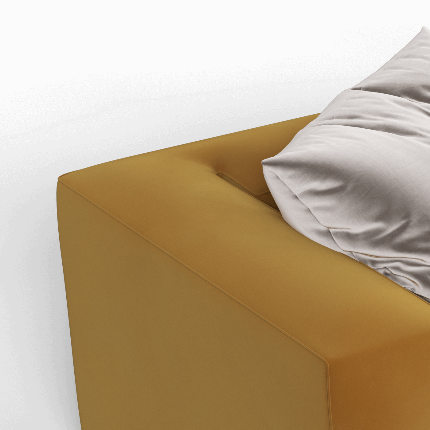 Savile Sofa — Compact Form with Wide Straight Armrests