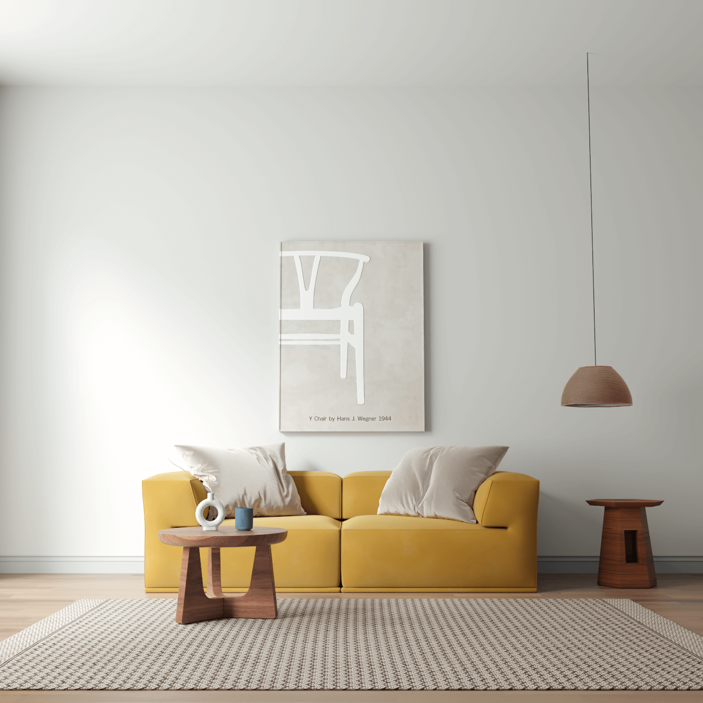 Savile Sofa — Compact Form with Wide Straight Armrests