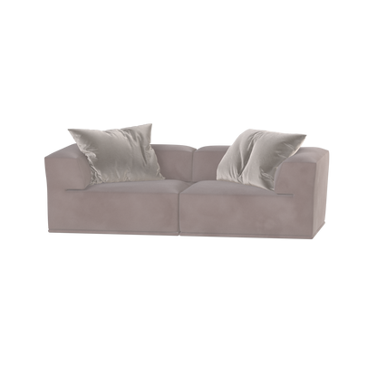 Savile Sofa — Compact Form with Wide Straight Armrests