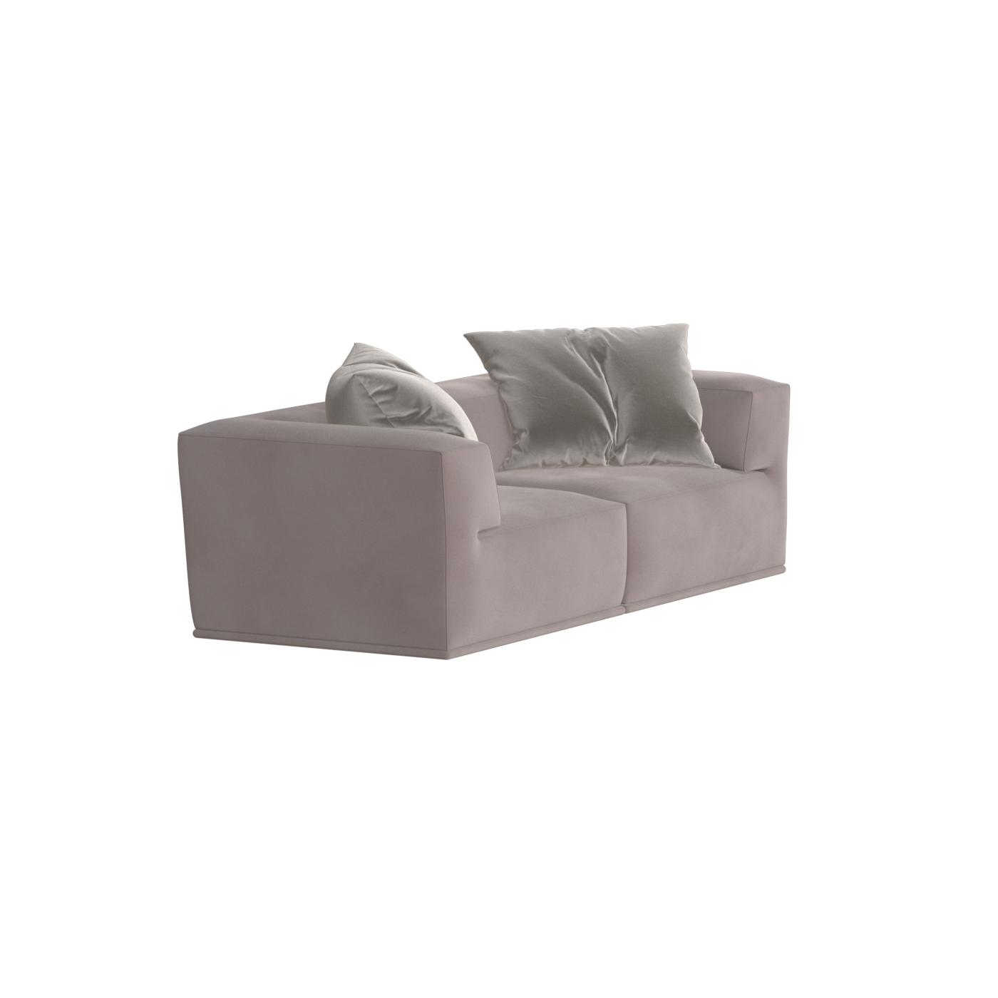 Savile Sofa — Compact Form with Wide Straight Armrests