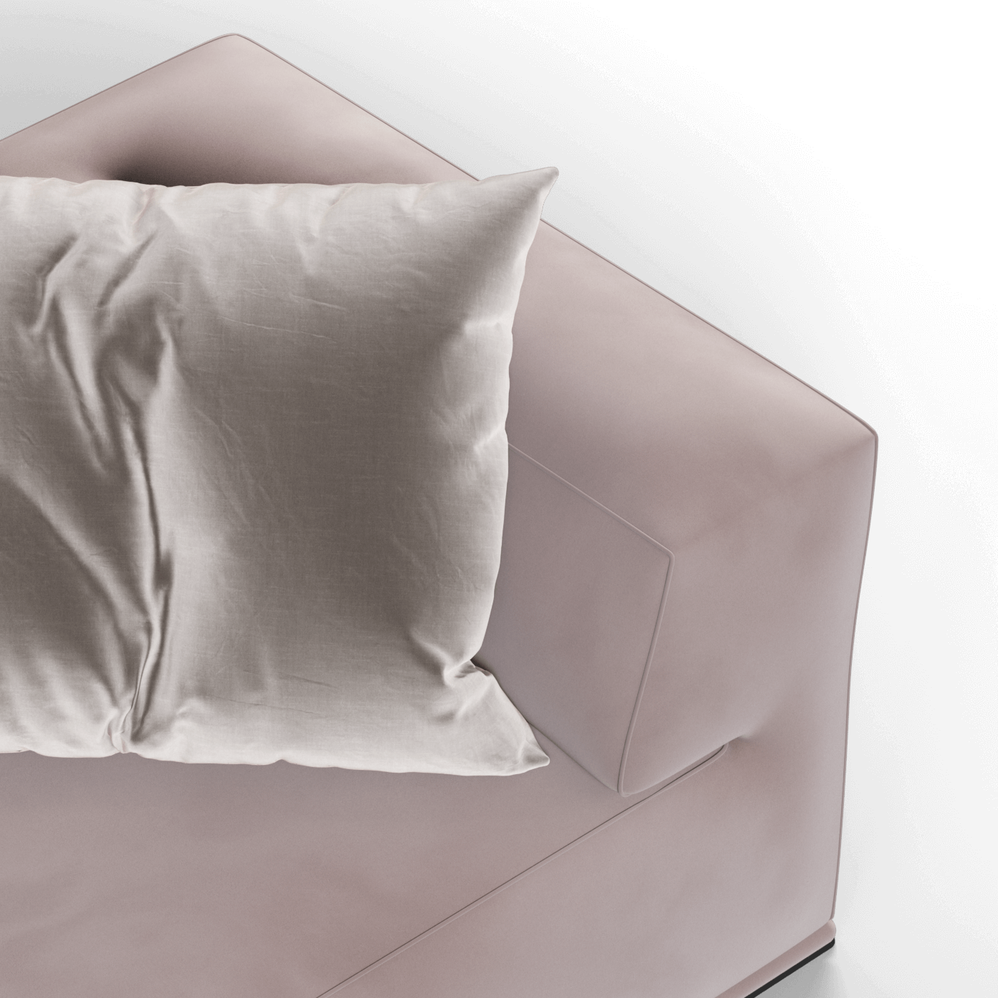 Savile Sofa — Compact Form with Wide Straight Armrests