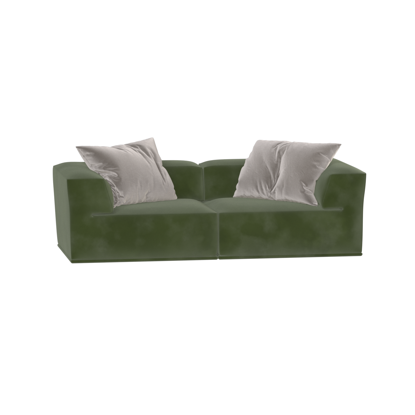 Savile Sofa — Compact Form with Wide Straight Armrests