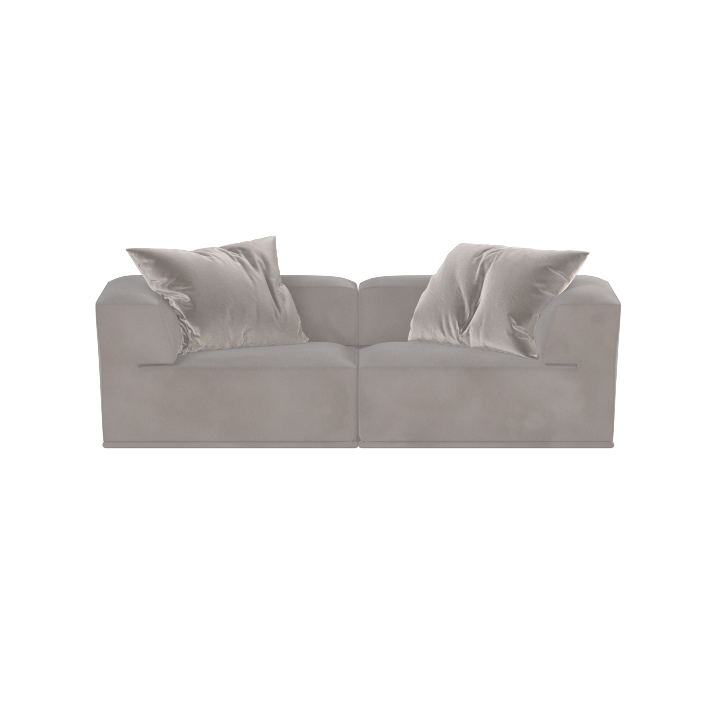 Savile Sofa — Compact Form with Wide Straight Armrests
