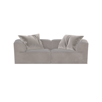 Savile Sofa — Compact Form with Wide Straight Armrests