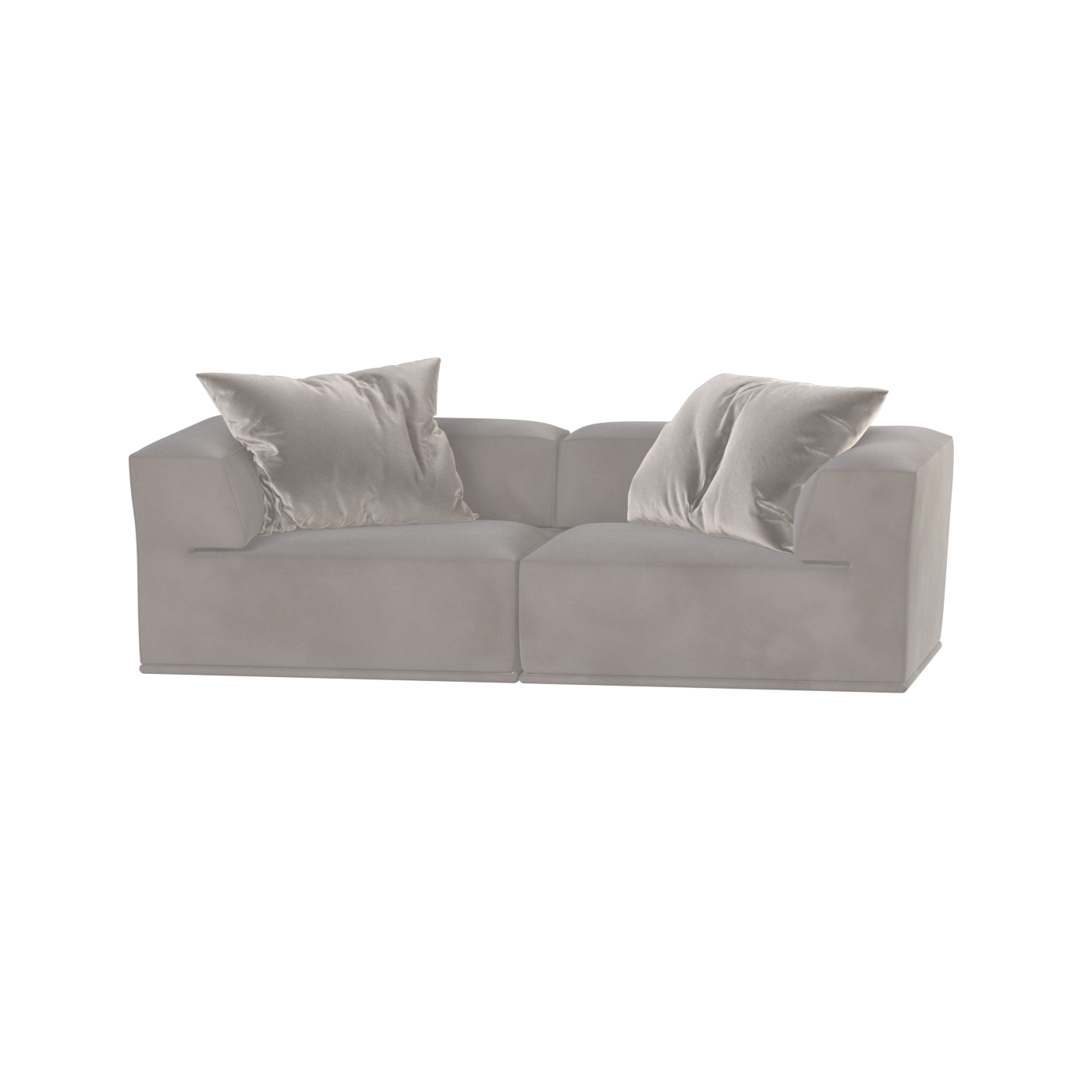 Savile Sofa — Compact Form with Wide Straight Armrests