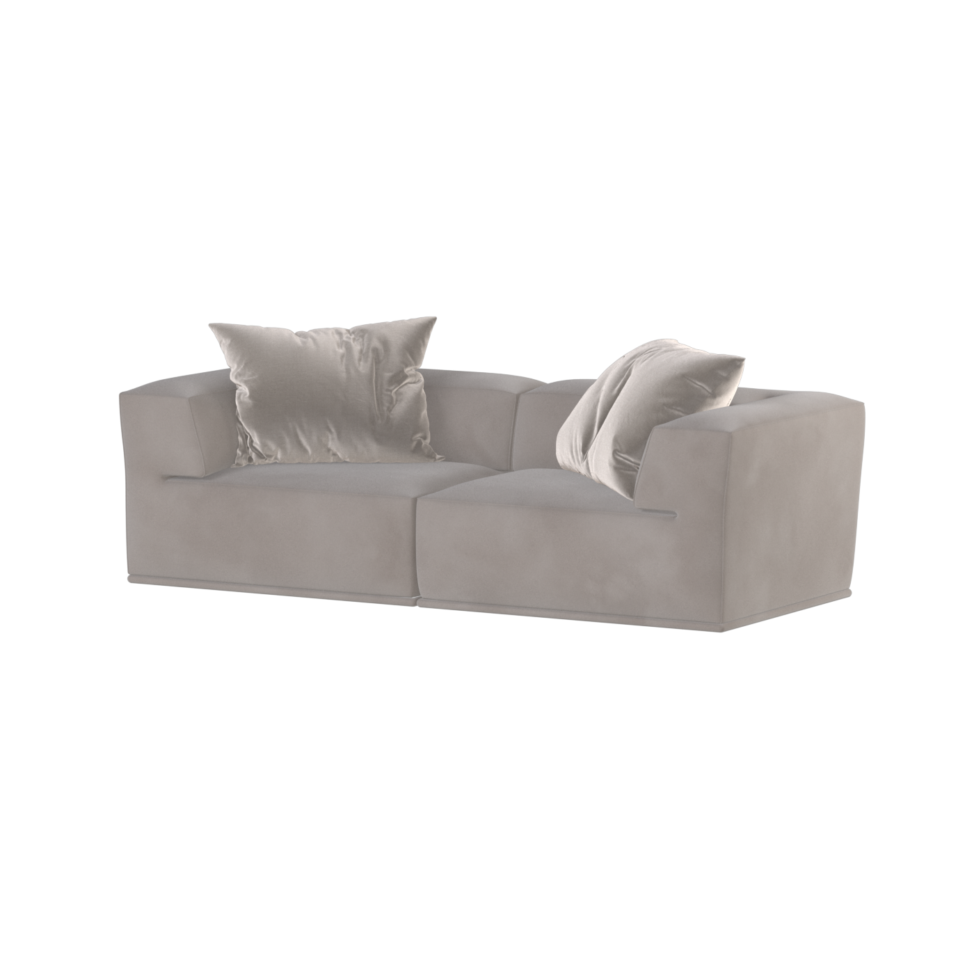 Savile Sofa — Compact Form with Wide Straight Armrests
