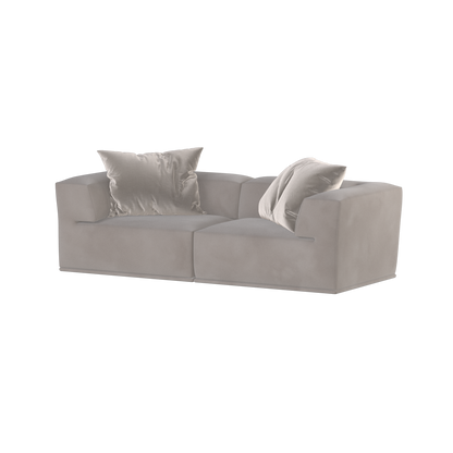 Savile Sofa — Compact Form with Wide Straight Armrests