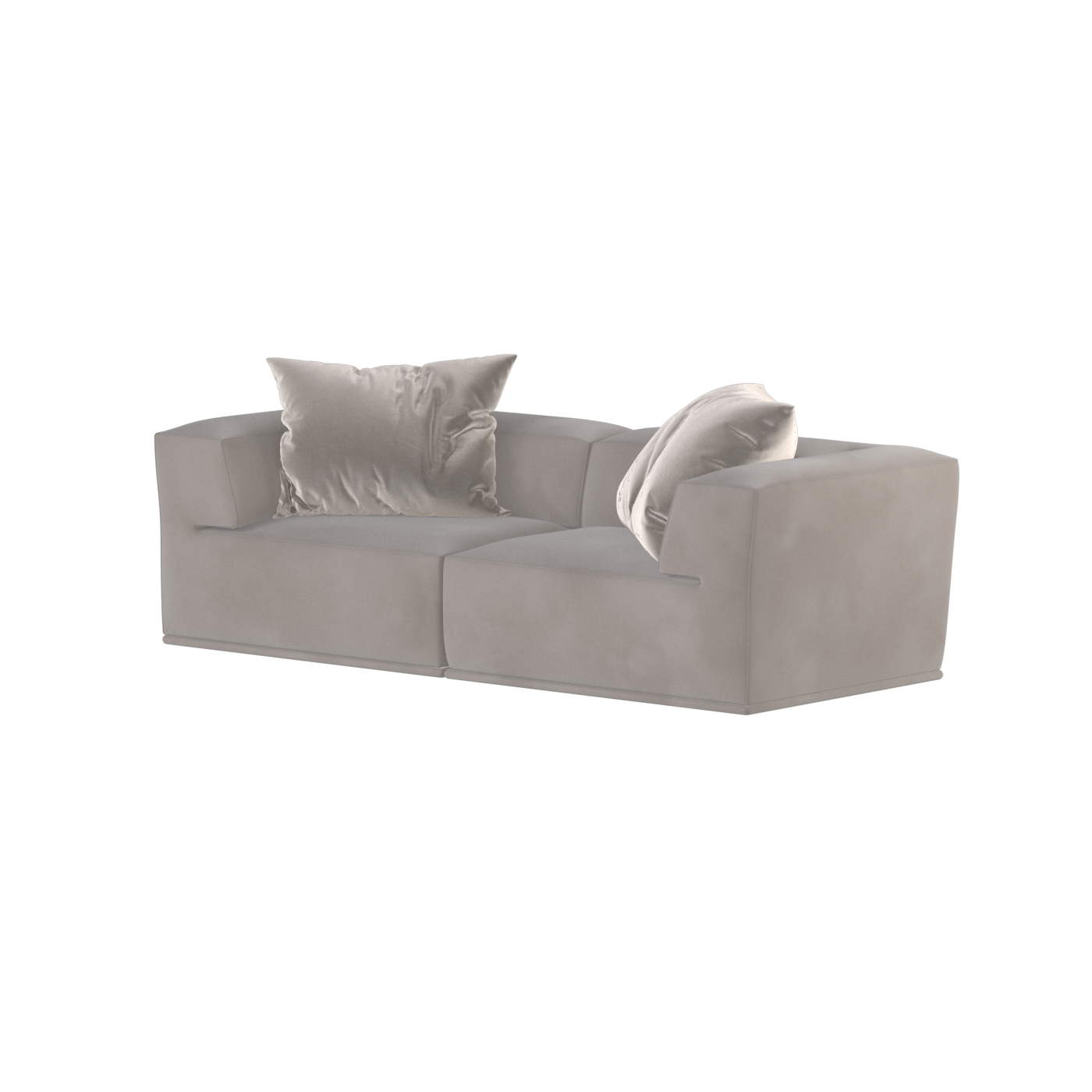 Savile Sofa — Compact Form with Wide Straight Armrests
