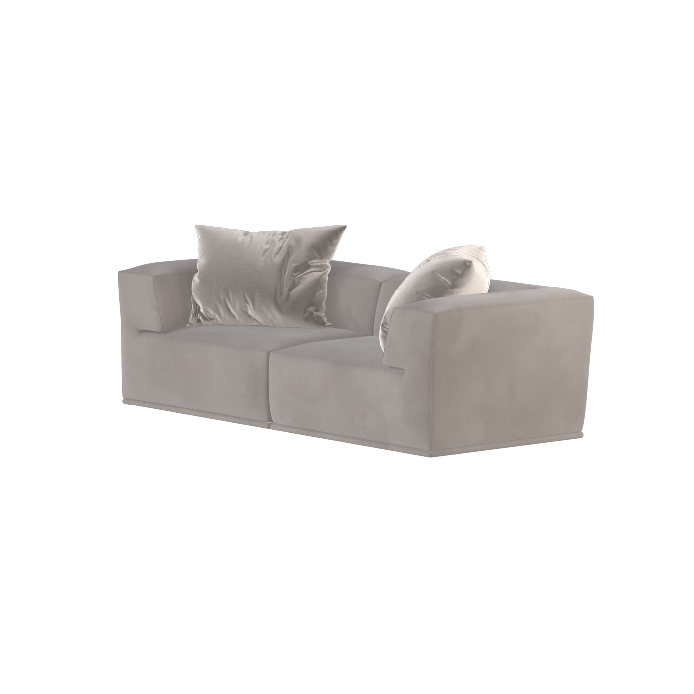 Savile Sofa — Compact Form with Wide Straight Armrests