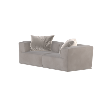Savile Sofa — Compact Form with Wide Straight Armrests