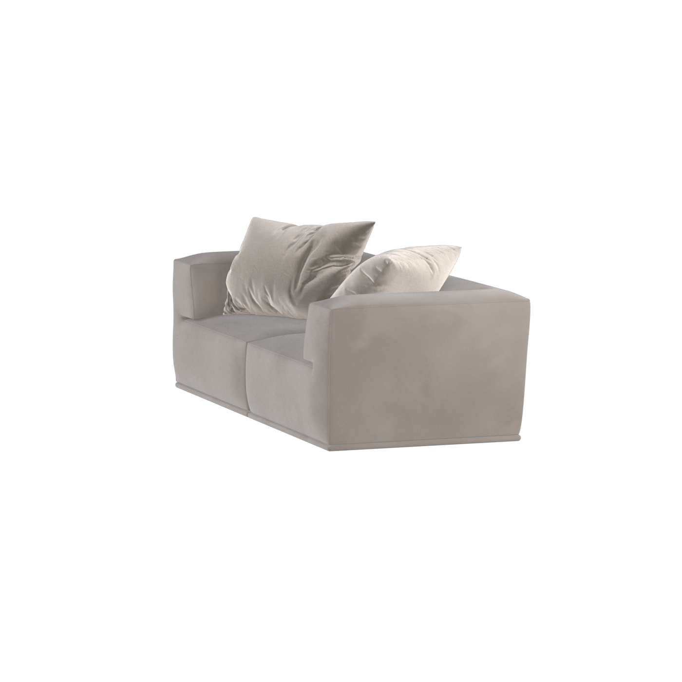 Savile Sofa — Compact Form with Wide Straight Armrests