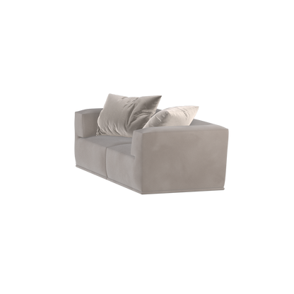 Savile Sofa — Compact Form with Wide Straight Armrests