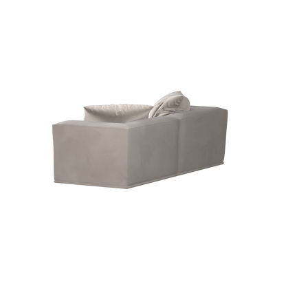 Savile Sofa — Compact Form with Wide Straight Armrests