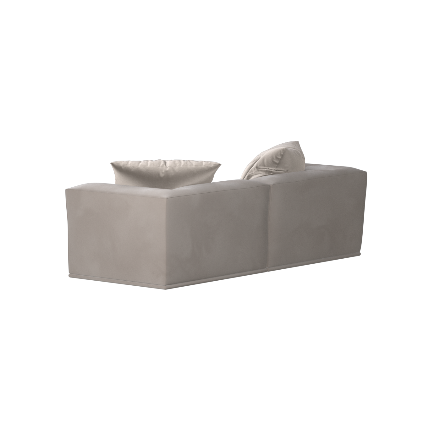 Savile Sofa — Compact Form with Wide Straight Armrests