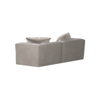 Savile Sofa — Compact Form with Wide Straight Armrests