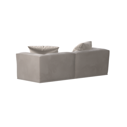Savile Sofa — Compact Form with Wide Straight Armrests