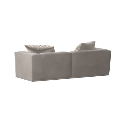 Savile Sofa — Compact Form with Wide Straight Armrests