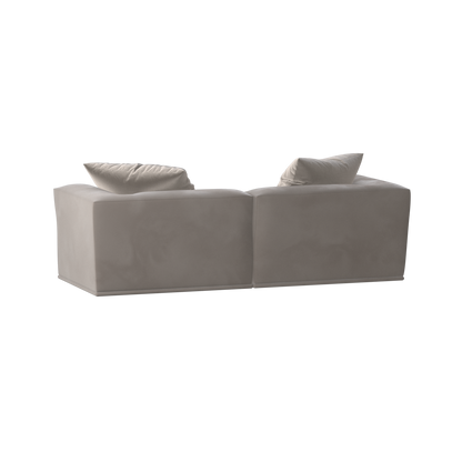 Savile Sofa — Compact Form with Wide Straight Armrests