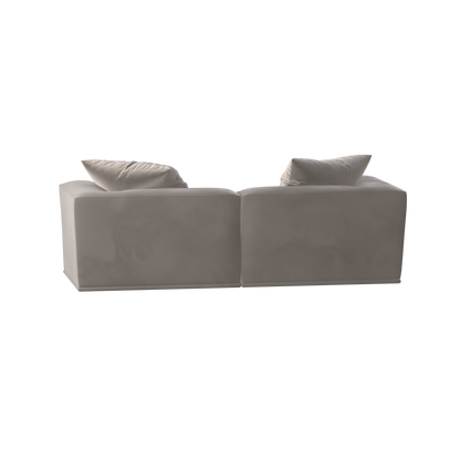 Savile Sofa — Compact Form with Wide Straight Armrests