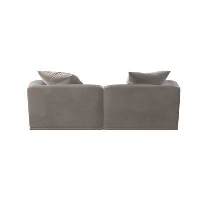 Savile Sofa — Compact Form with Wide Straight Armrests