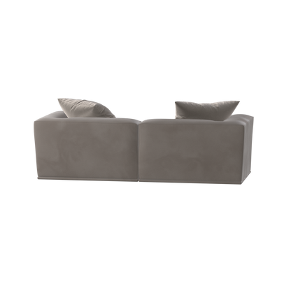 Savile Sofa — Compact Form with Wide Straight Armrests