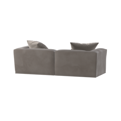 Savile Sofa — Compact Form with Wide Straight Armrests