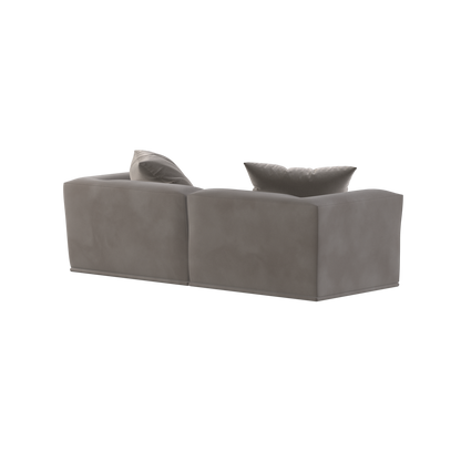 Savile Sofa — Compact Form with Wide Straight Armrests