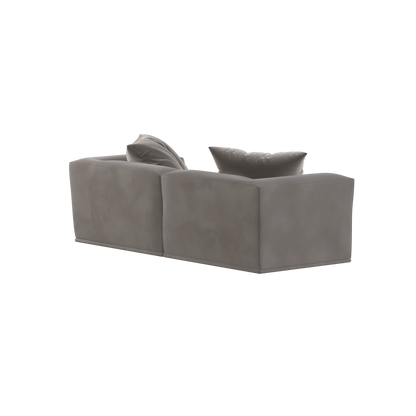 Savile Sofa — Compact Form with Wide Straight Armrests