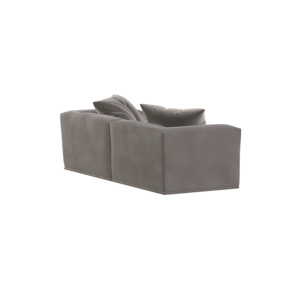Savile Sofa — Compact Form with Wide Straight Armrests