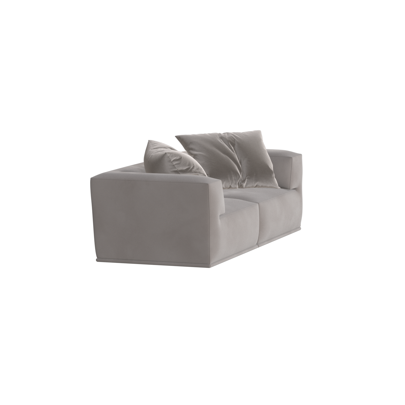 Savile Sofa — Compact Form with Wide Straight Armrests
