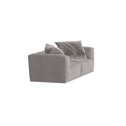 Savile Sofa — Compact Form with Wide Straight Armrests